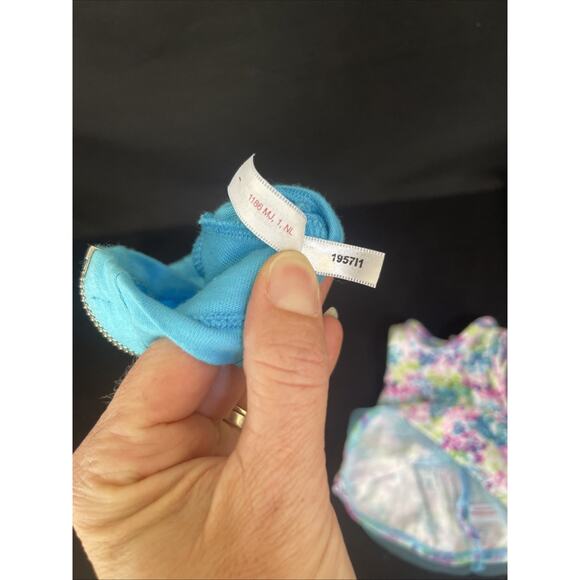 American Girl Truly Me MEET OUTFIT Blue Floral Dress Jacket Shoes NO DOLL - Picture 9 of 9